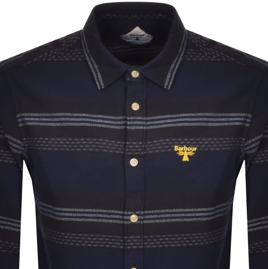 Alternative Image for ProductBarbour Beacon Long Sleeve Bakewell Shirt Navy2